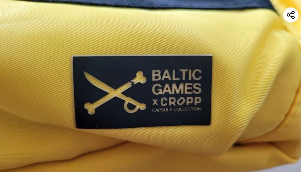 Żółta nerka saszetka Cropp Skeleton - Baltic Games . NOWA