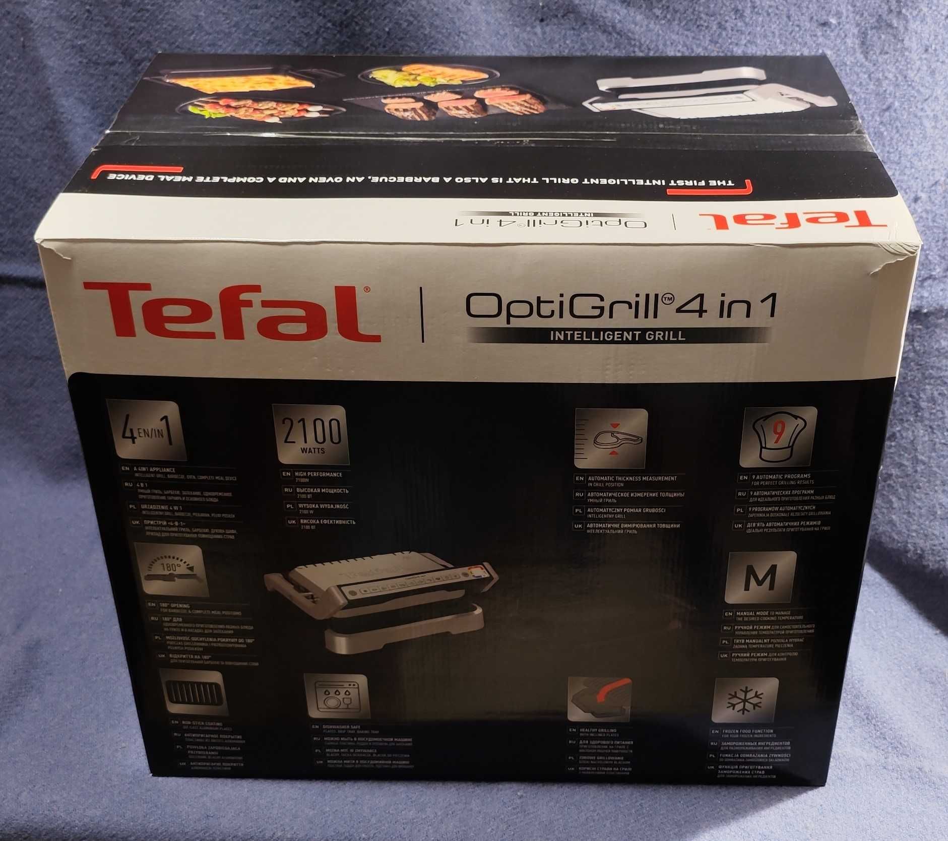 TEFAL OptiGrill GC774D30 4w1 NOWY!