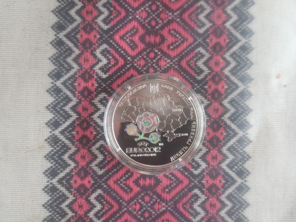 Продам набір срібних монет Євро 2012