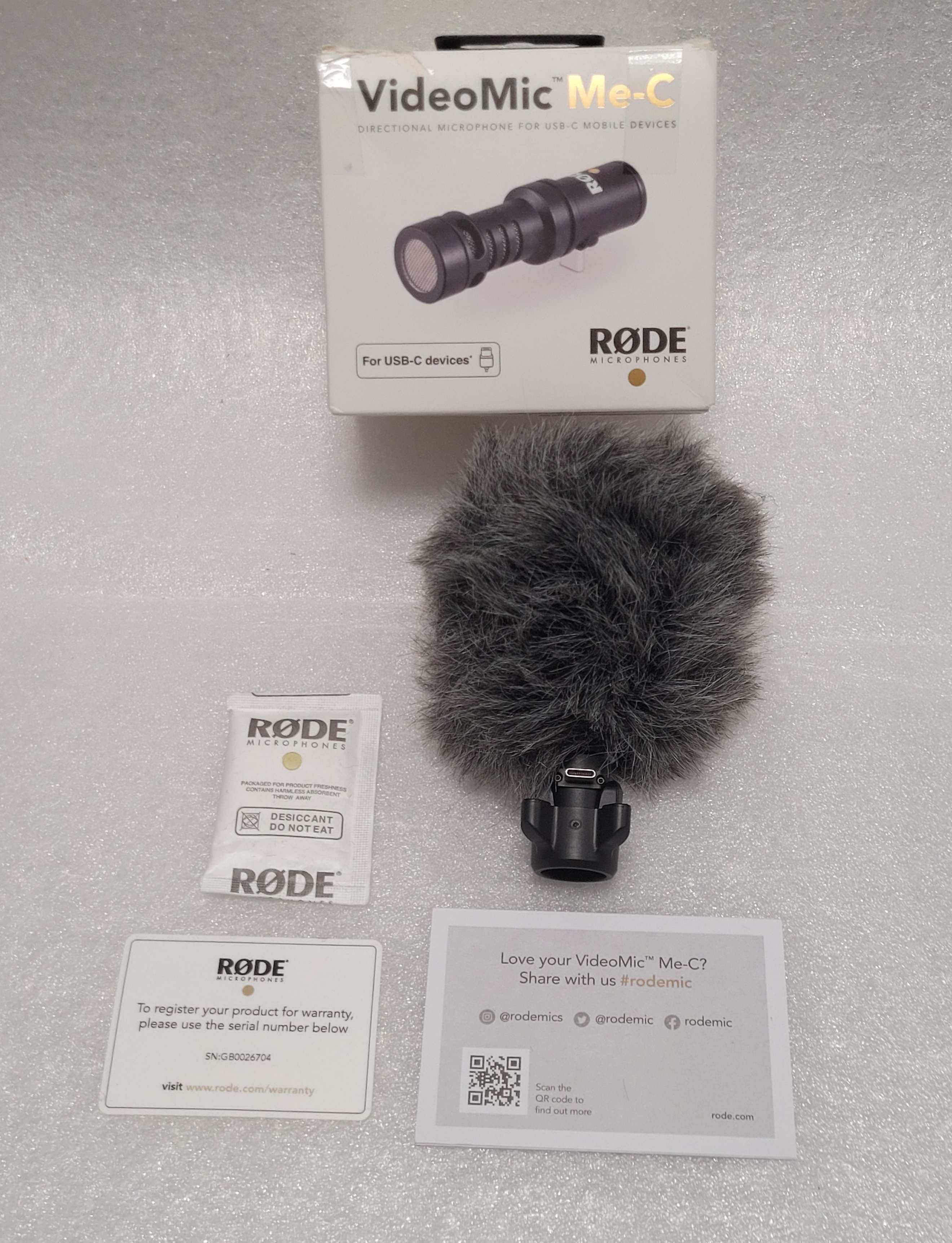Mikrofon RODE VideoMic ME-C - Mikrofon do smartfonów USB-C Pudełko