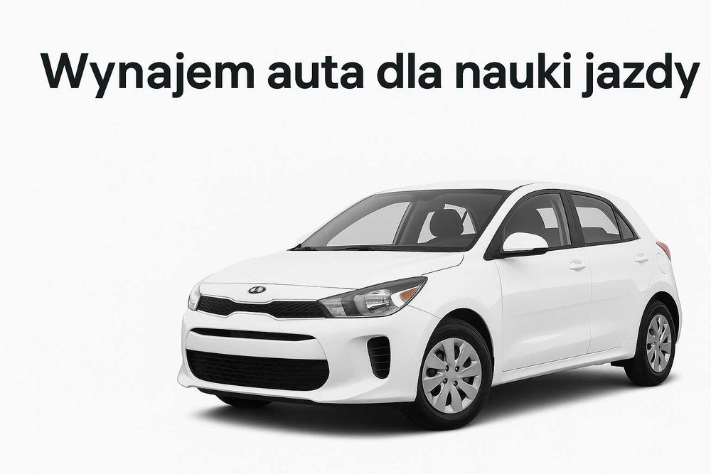 Wynajem auta do nauki jazdy – Kia Rio LPG -gotowa do pracy