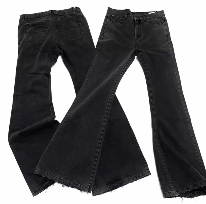 Джинсы клеш джинсы flared jeans balenciaga type