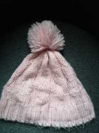 Nowa czapka dziewczęca zimowa ocieplana Terranova