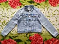 Фірмова,джинсова куртка для дівчинки 7-8 р-Denim