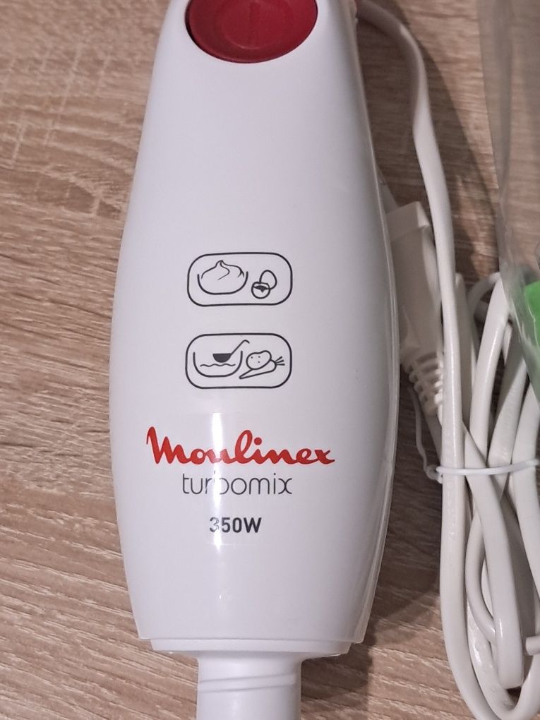 Chicco Moulinex Mikser ze szklankami, 3 pojemniki, biały