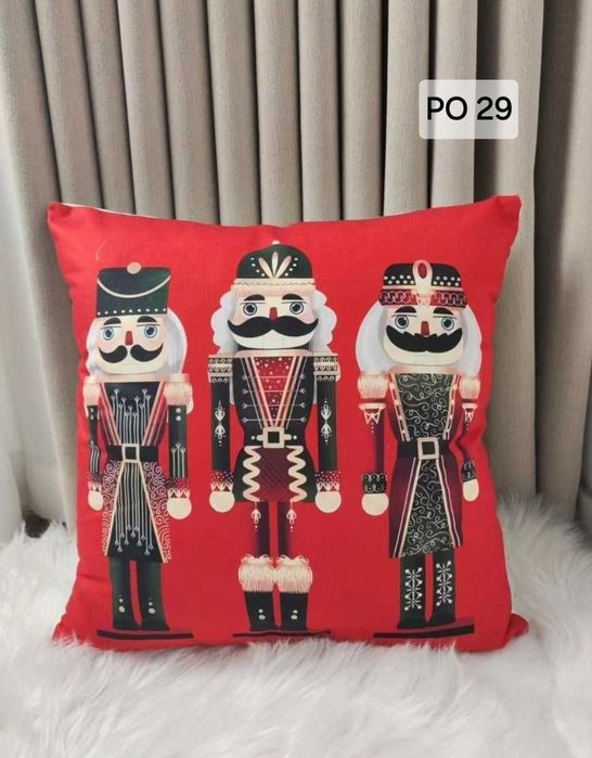 Poszewka świąteczna velvet 40x40 cm