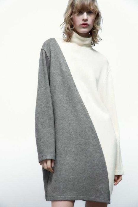 Коротка м’яка сукня від zara