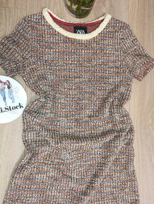 Твідова сукня ZARA.