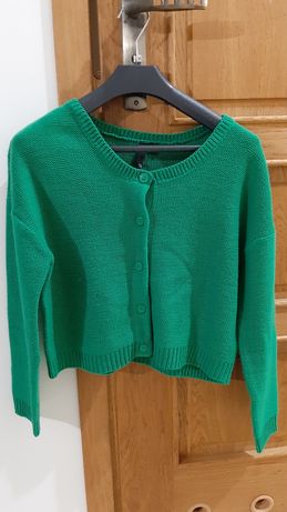 Sweterek zielony H&M