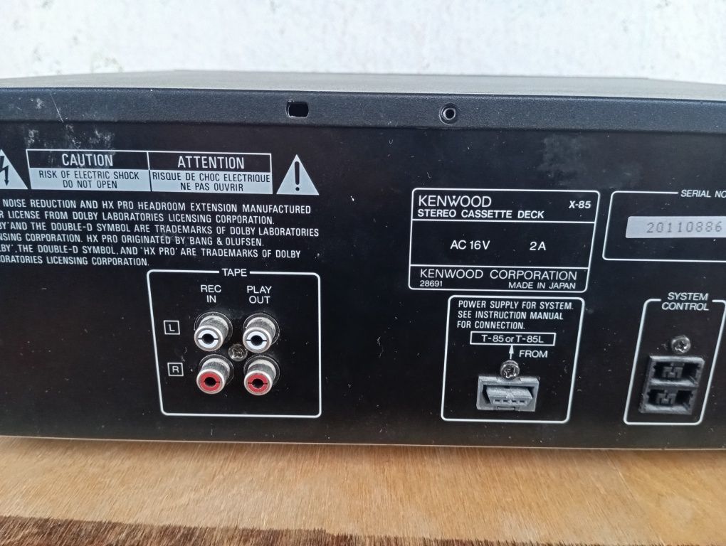 Касетна дека KENWOOD X-85