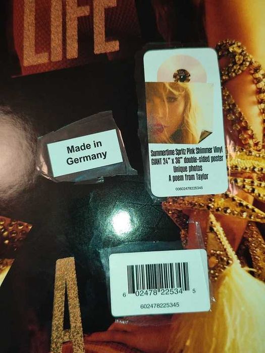 Winyl pink Taylor Swift The Life of a Showgirl Baby Target Edition