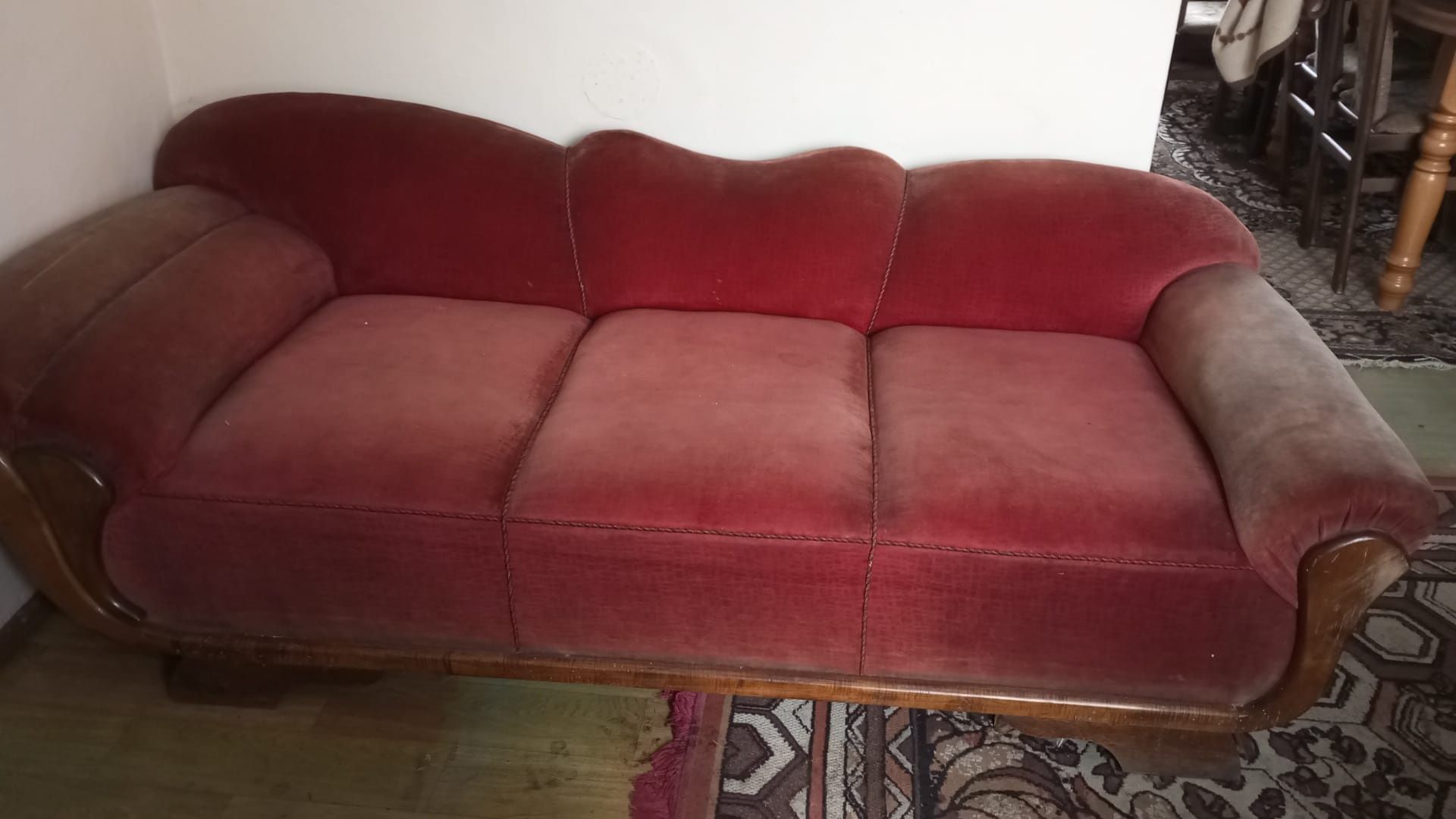 Antyczna sofa kanapa antyk szezlong sprężyny stylowa