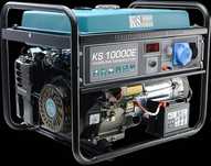 Продам новий  бензиновий генератор Konner&Sohnen KS 10000E + колеса