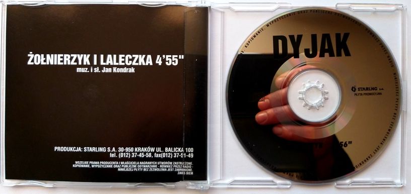 CDs Dyjak Żołnierzyk I Laleczka 1997r