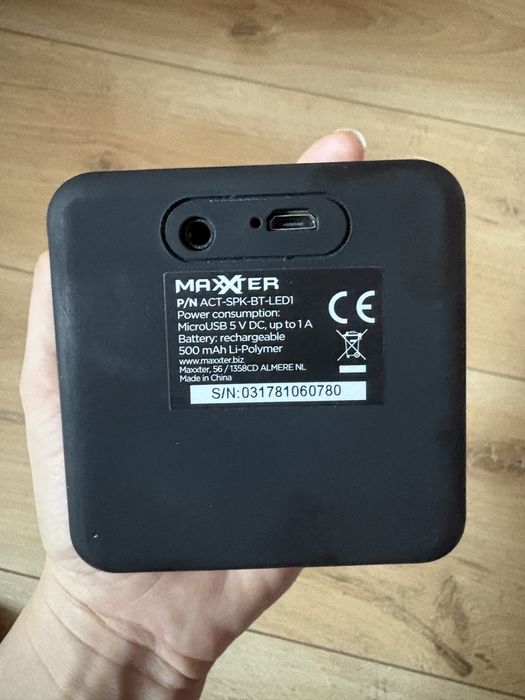 Mały głośnik bluetooth MAXXTER przenośny