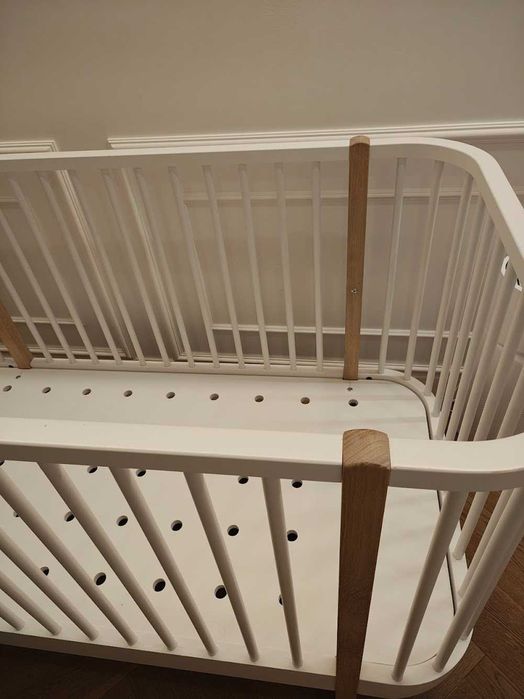 Łóżeczko dziecięce Oliver Furniture Wood Cot White/Oak