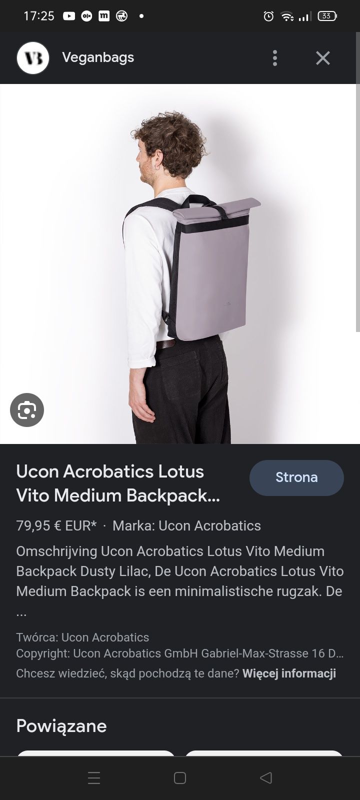 Plecak Ucon Acrobatics Vito Medium 16l