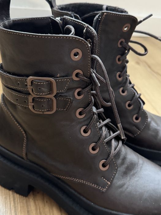 Чоботи демісезоні, шоколадного кольору