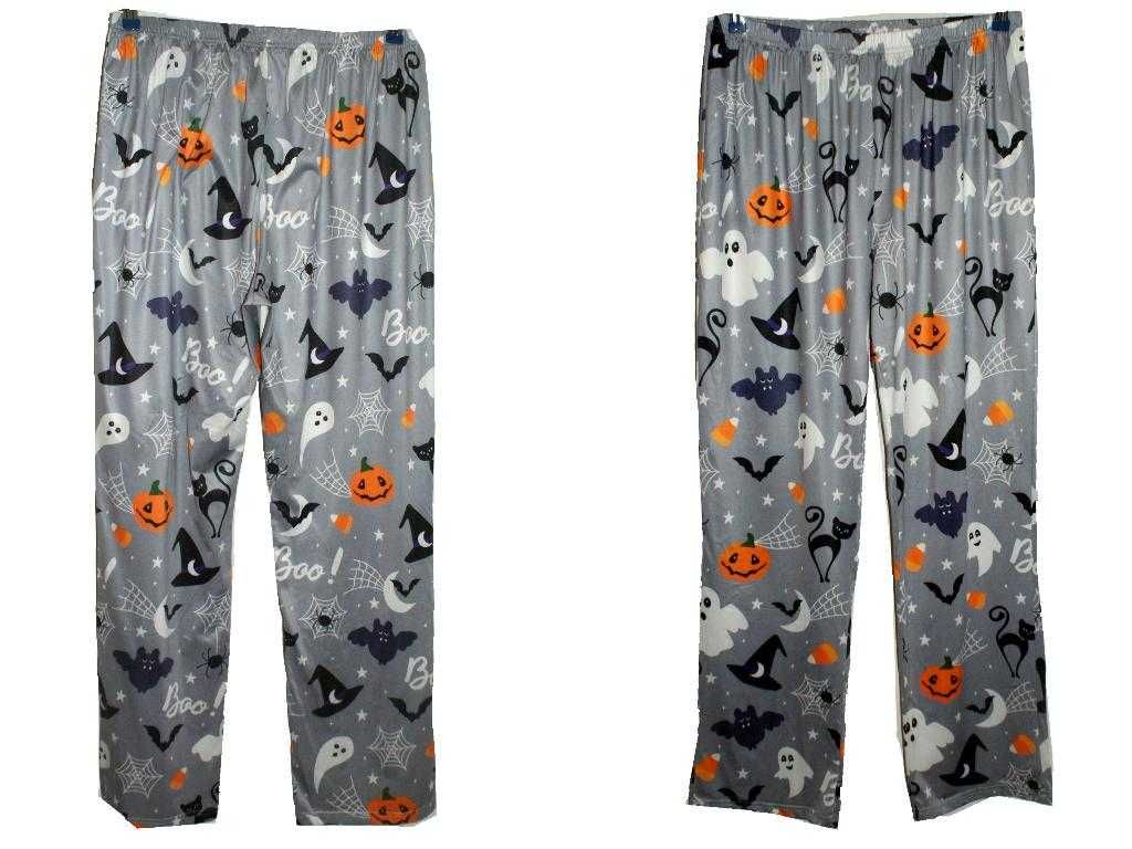 Halloween spodnie przebranie męskie dynia Boo XL