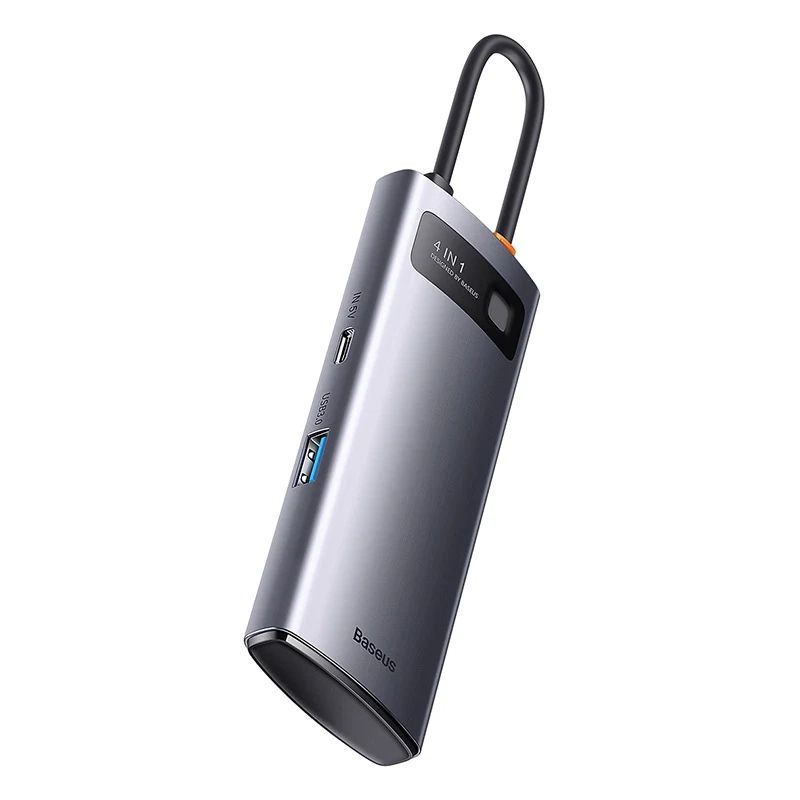Hub Usb Baseus Metal Gleam 4X Usb 3.0 5Gbps Do Usb-C