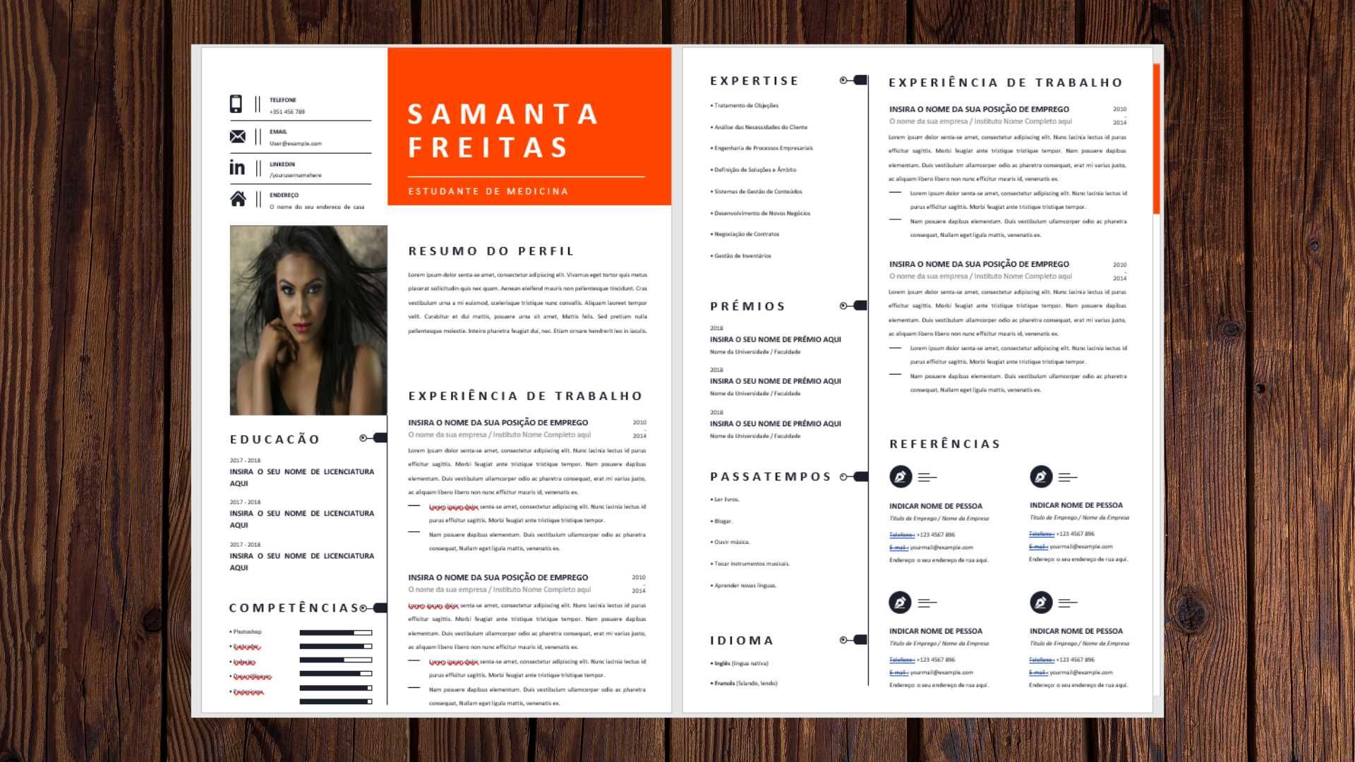 Curriculum Vitae / Currículo / CV / Currículos Criativos