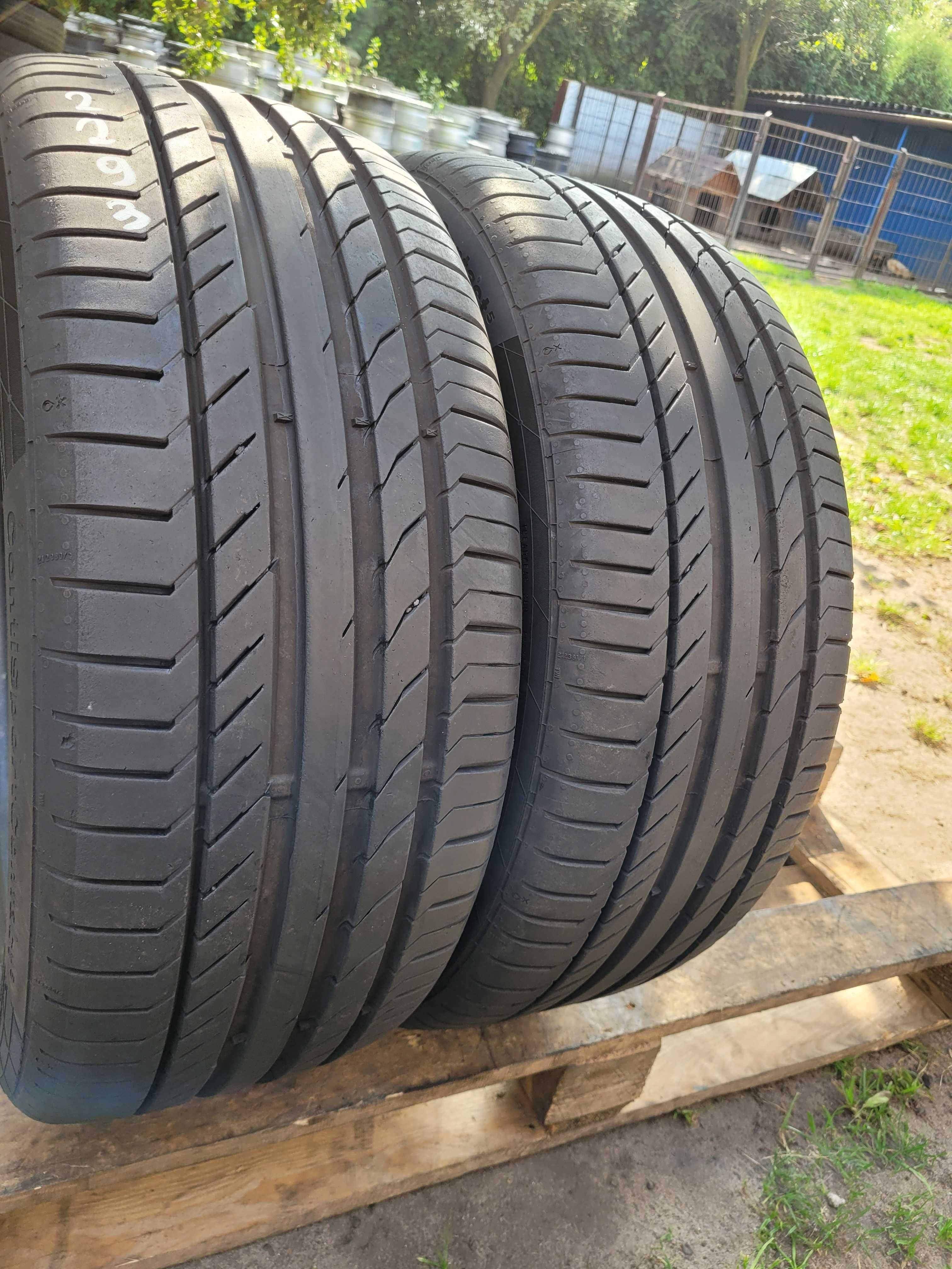 Opony Letnie 225/45R17 ContiSportContact 5 2sztuki Montaż