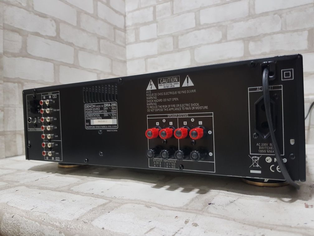 Стерео ресивер/підсилювач DENON DRA-295,*2x70 Вт,б/в з Німеччини(+1ц)