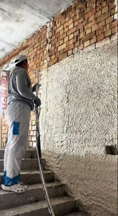 МАШИННА штукатурка стін Івано-Франківськ. Штукатурка стін під ключ