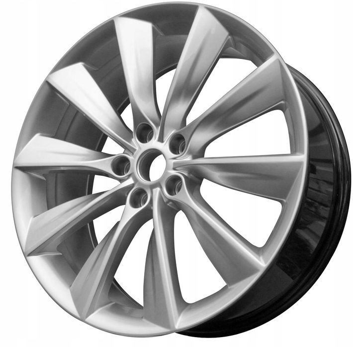 Srebrne felgi R22 5x120 Tesla Model S 8,5J ET40 / 9J