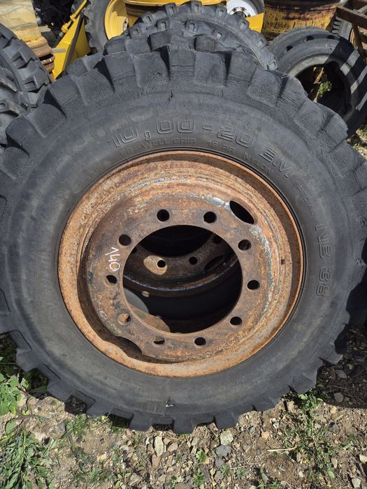 Kompletne koło  koła 10.00-20, felga, koparka  - części