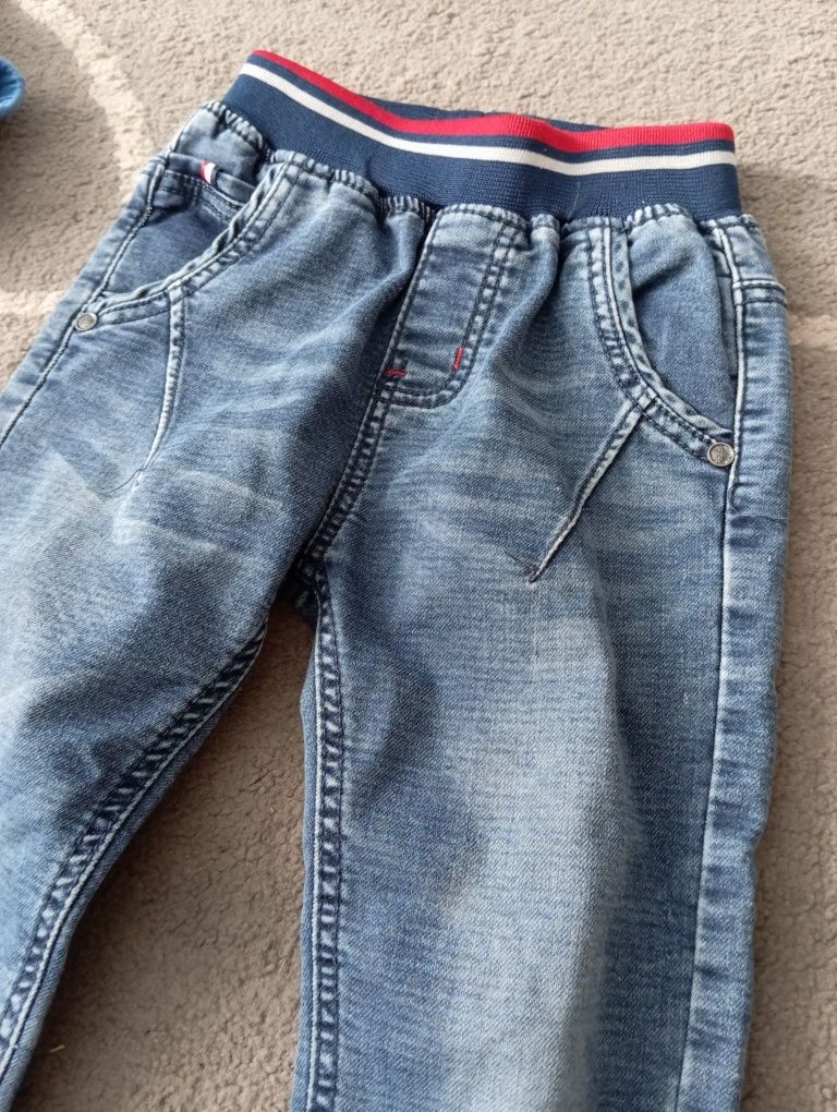 Spodnie jeans chłopięce 116