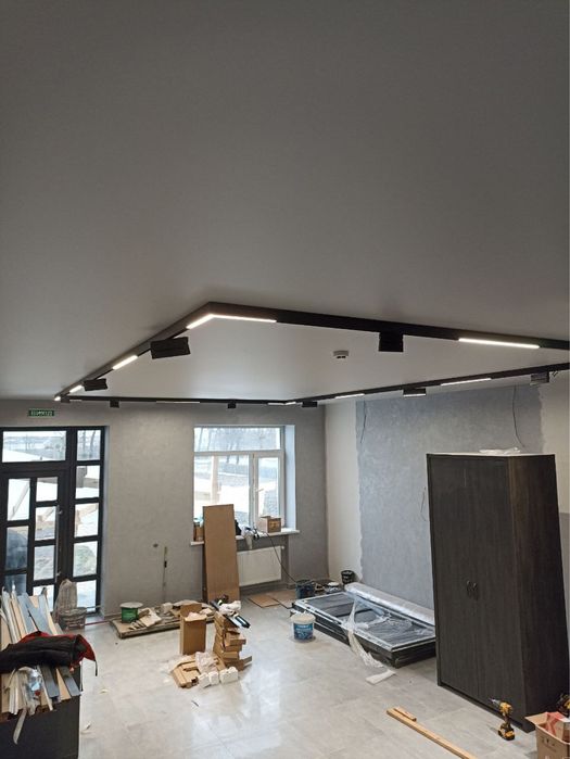 ОСВІТЛЕННЯ БОНУСОМ! Натяжні стелі, стеля, потолки, матові стелі Дубно