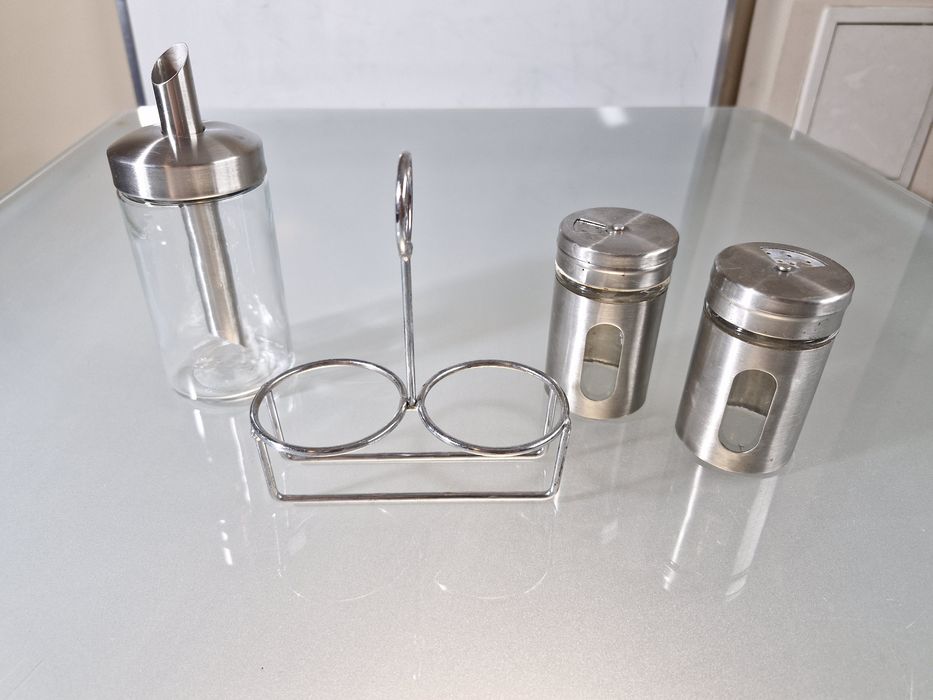 Zestaw Kuchenny 2 Pojemniki na Sól Pieprz i Cukiernica IKEA