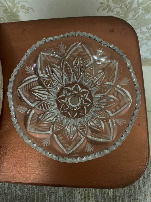 Хрустальная ваза, конфетница