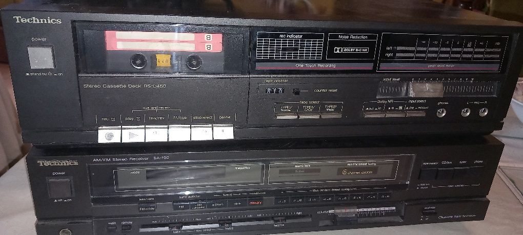 Technics Deck ,Amplituner, CD .