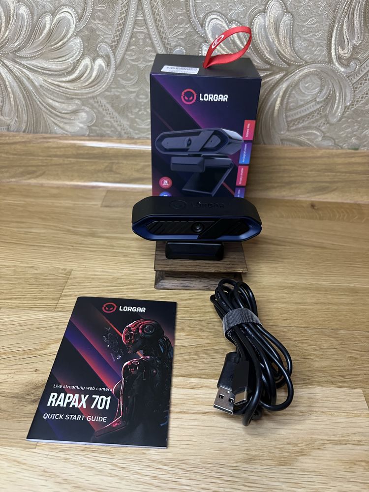 Веб-камера Lorgar Rapax 701 Streaming 2k Blue
