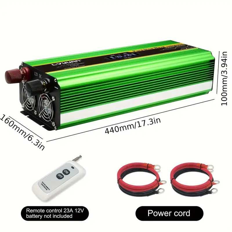 Inwerter czystej fali sinusoidalnej 4000 W  8000W AC   12 V lub 24 v