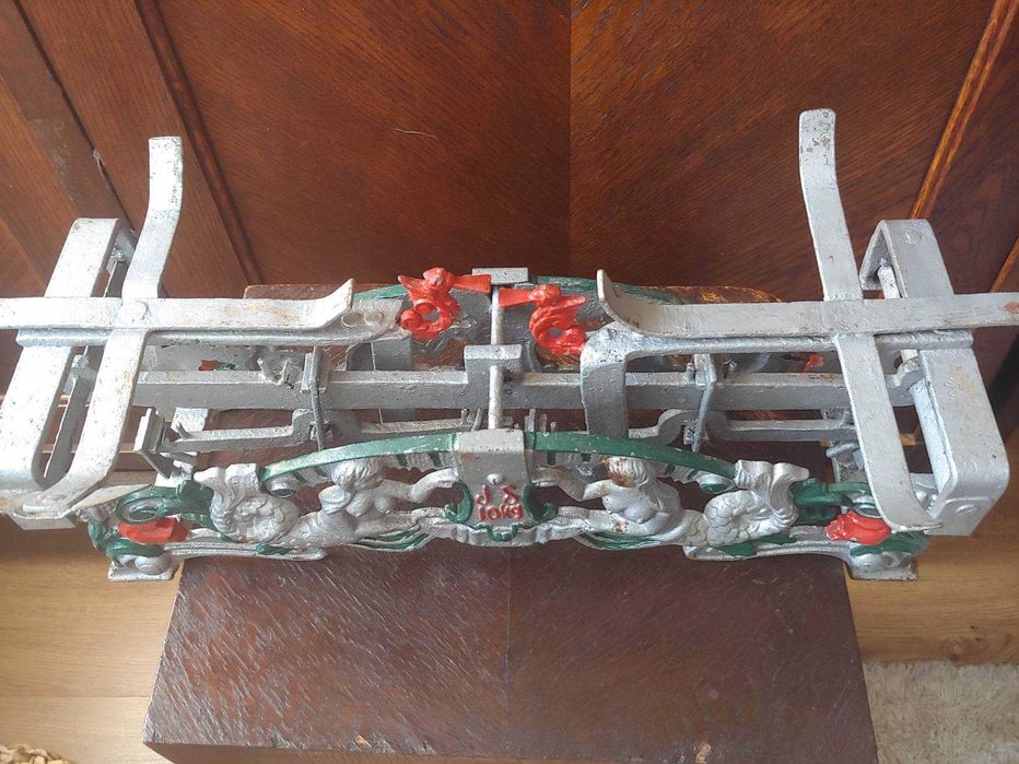 Stara waga szalkowa 10 kg z lat 20-30 XX wieku unikat pięknie zdobiona