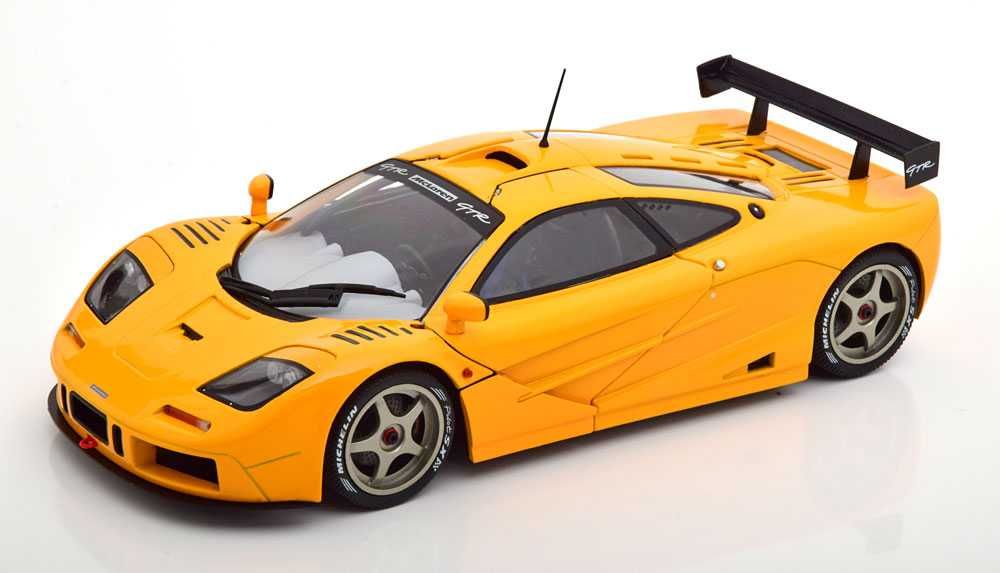 1/18 mclaren f1 gtr short tail orange 1996 (solido)