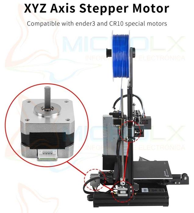 Motor 42-34 P/ Impressoras 3D ( Várias Máquinas )