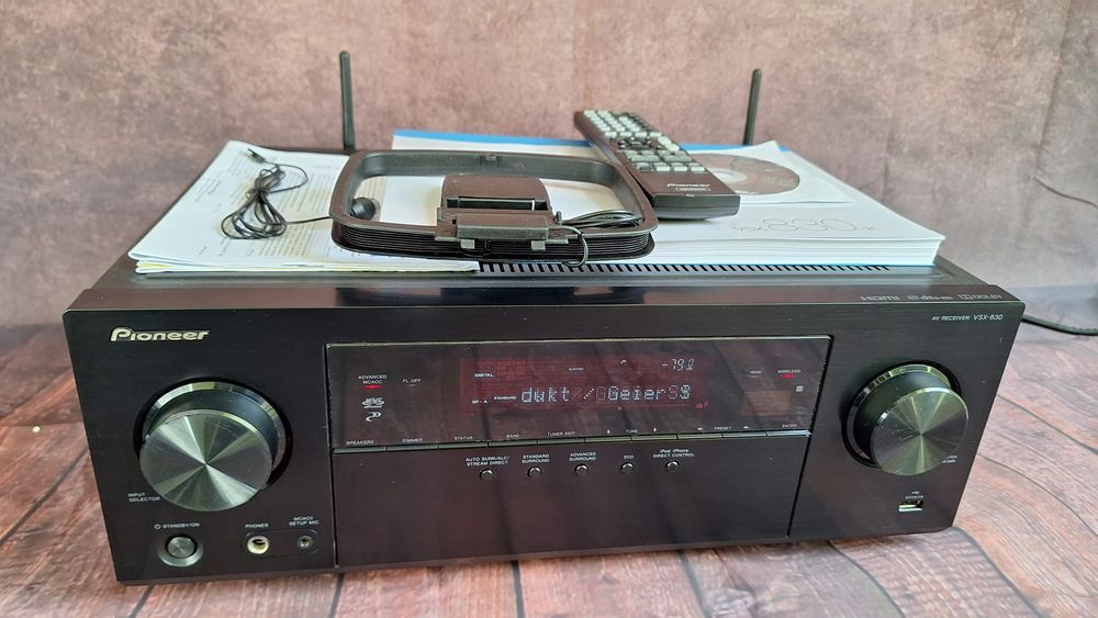 Amplituner 5.2 Pioneer VSX-830 Wi-fi BT 4k/60P Spotify vTuner
