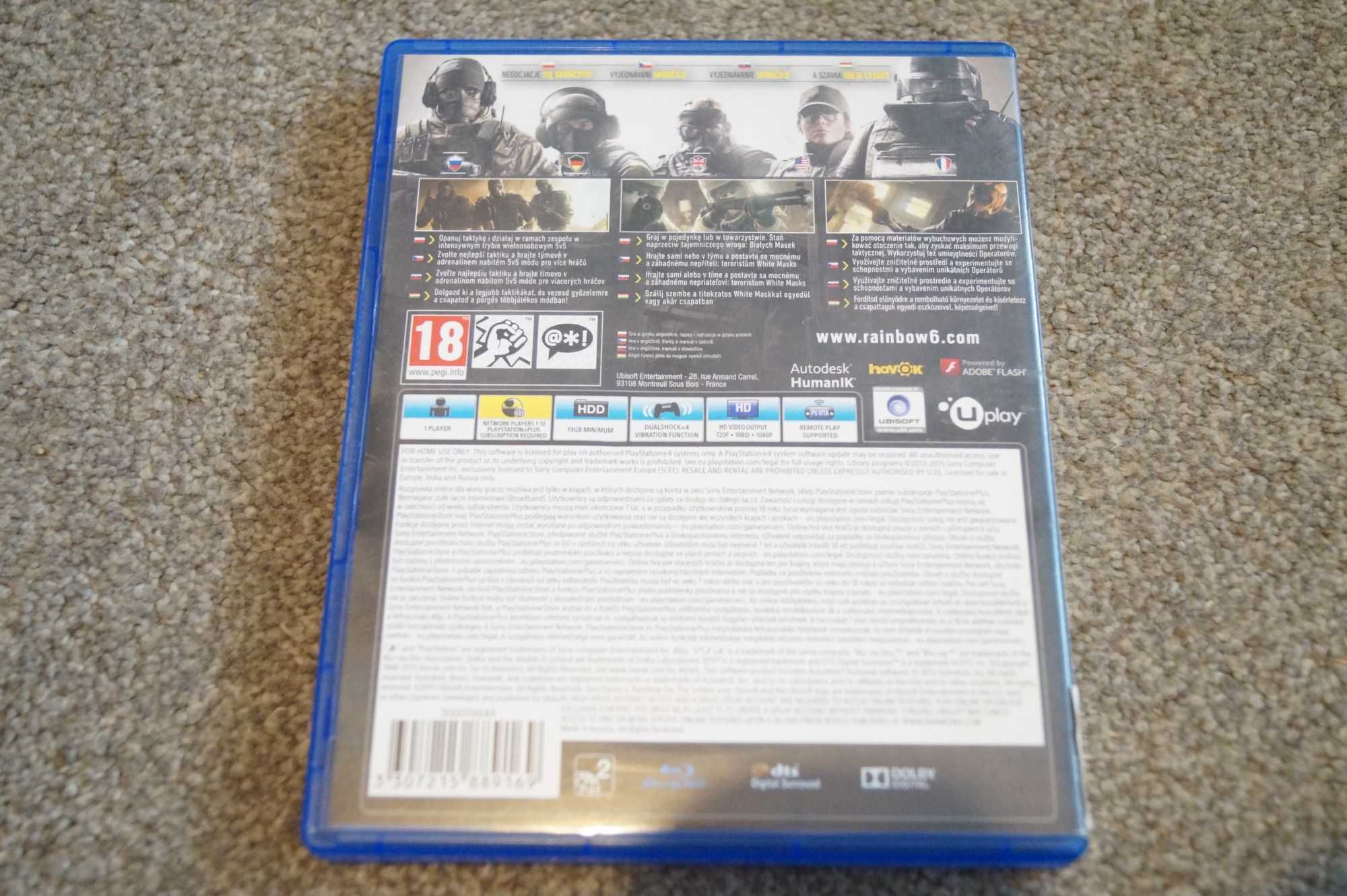 Tom Clancy`s Rainbow Six Siege ps4