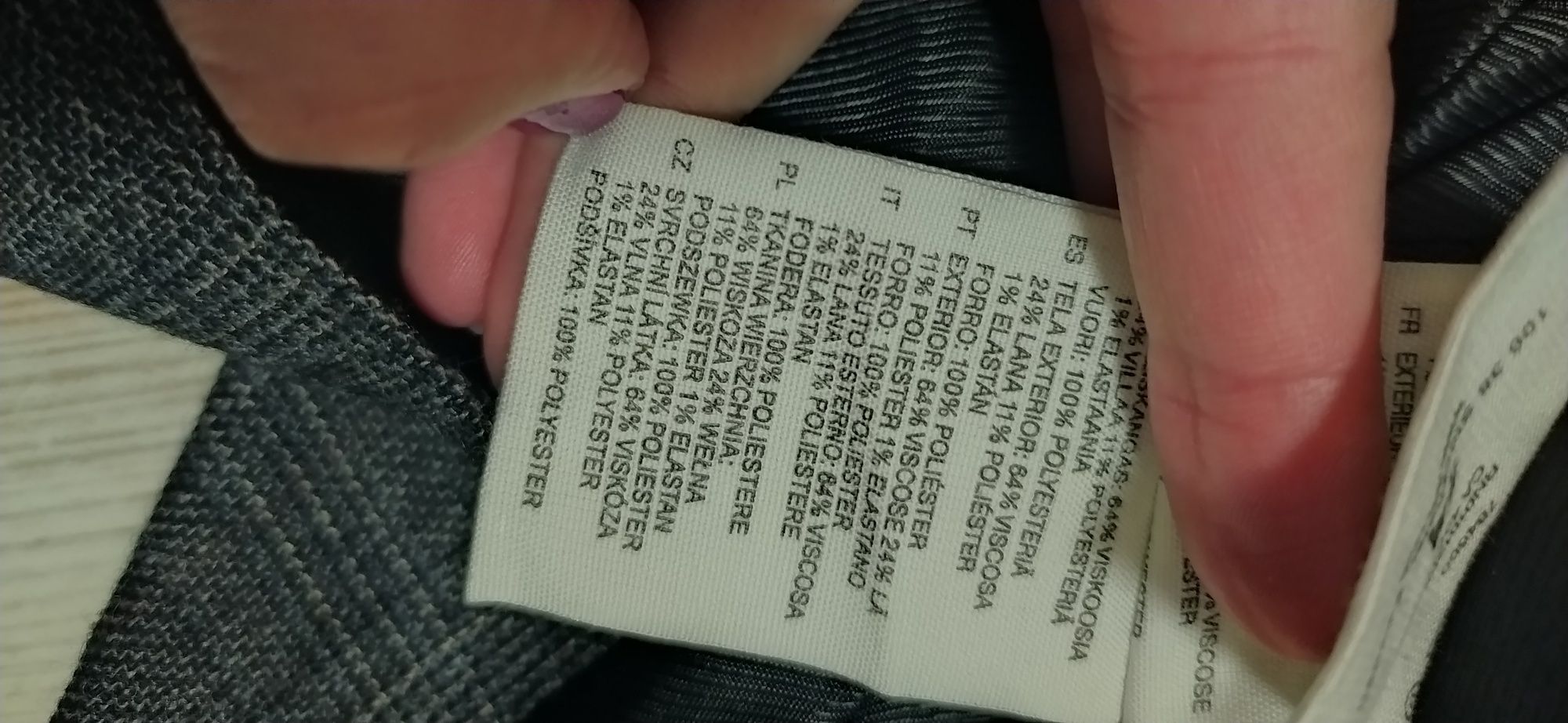 Marynarka damska żakiet 38/M H&M wełna, wiskoza