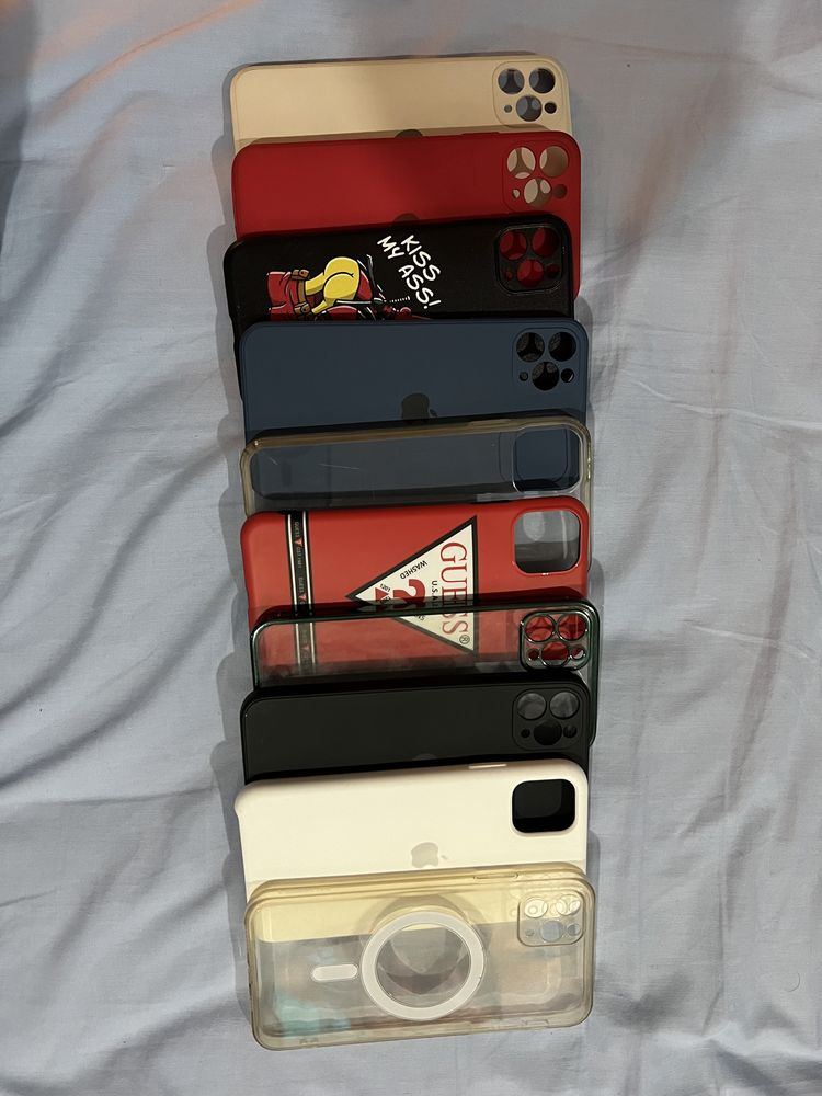 Caixa e capas novas e usadas IPhone 11 Pro Max