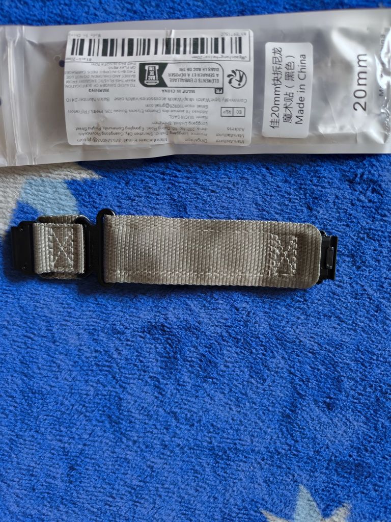 Pasek nylonowy do zegarka Garmin quickfit 20mm