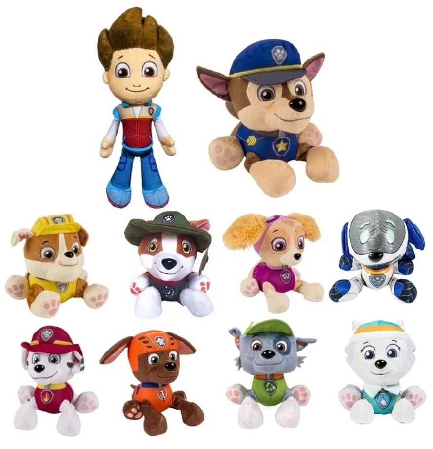 Мягкая плюшевая игрушка Щенячий Патруль Райдер из игры Paw Patrol 27см