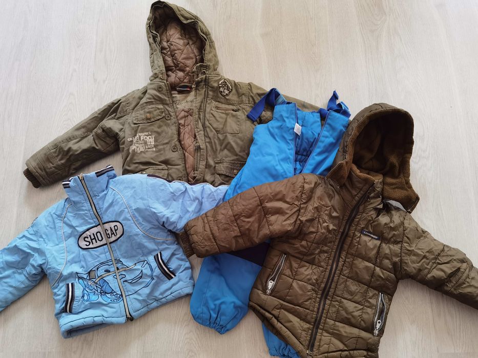 ZESTAW ZIMOWY Kombinezon zimowy r.98-104 chłopiec