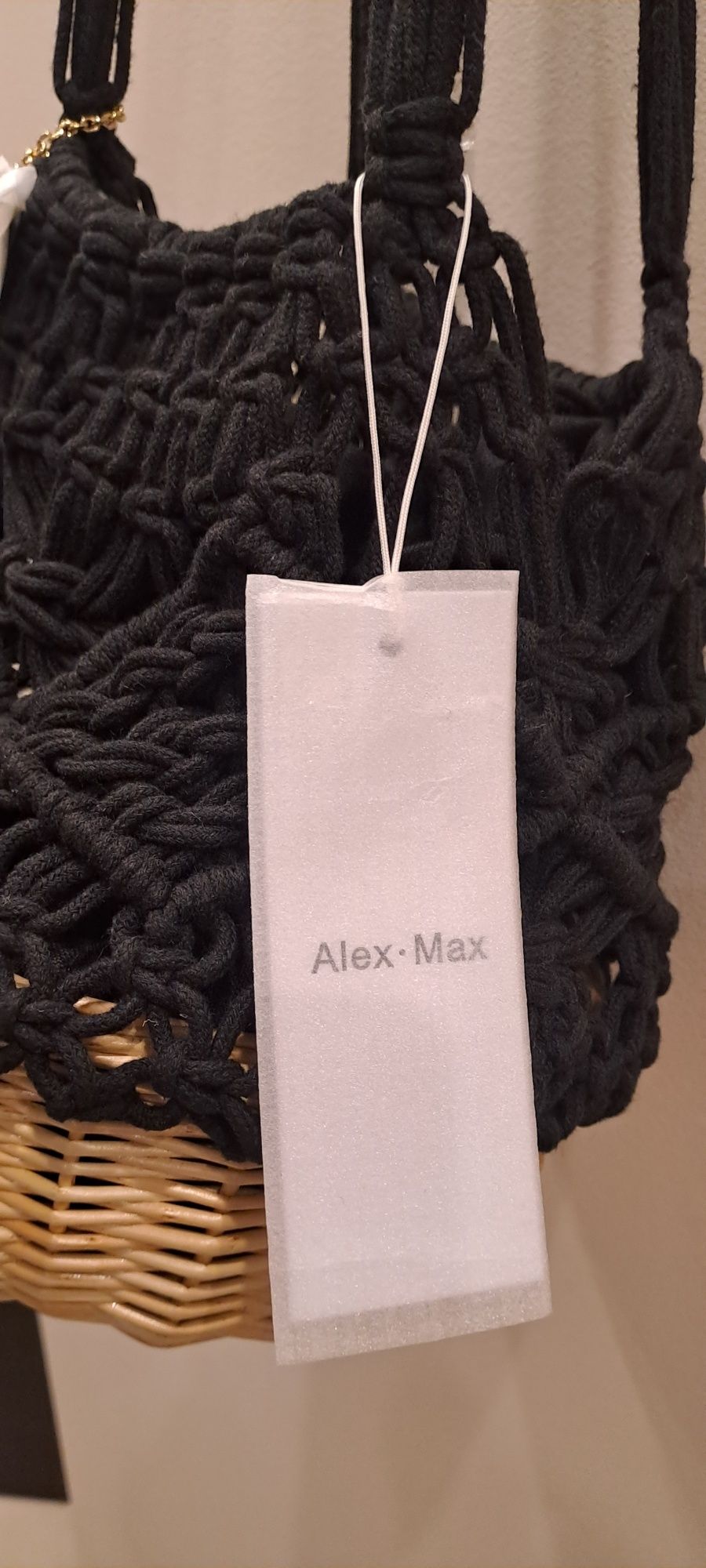 Koszyk wiklinowe, torebka Alex Max