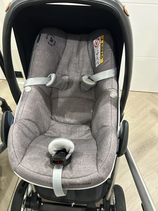 Wózek dzieciecy Espiro Next 3in1 +fotelik Maxi Cosi z isofix