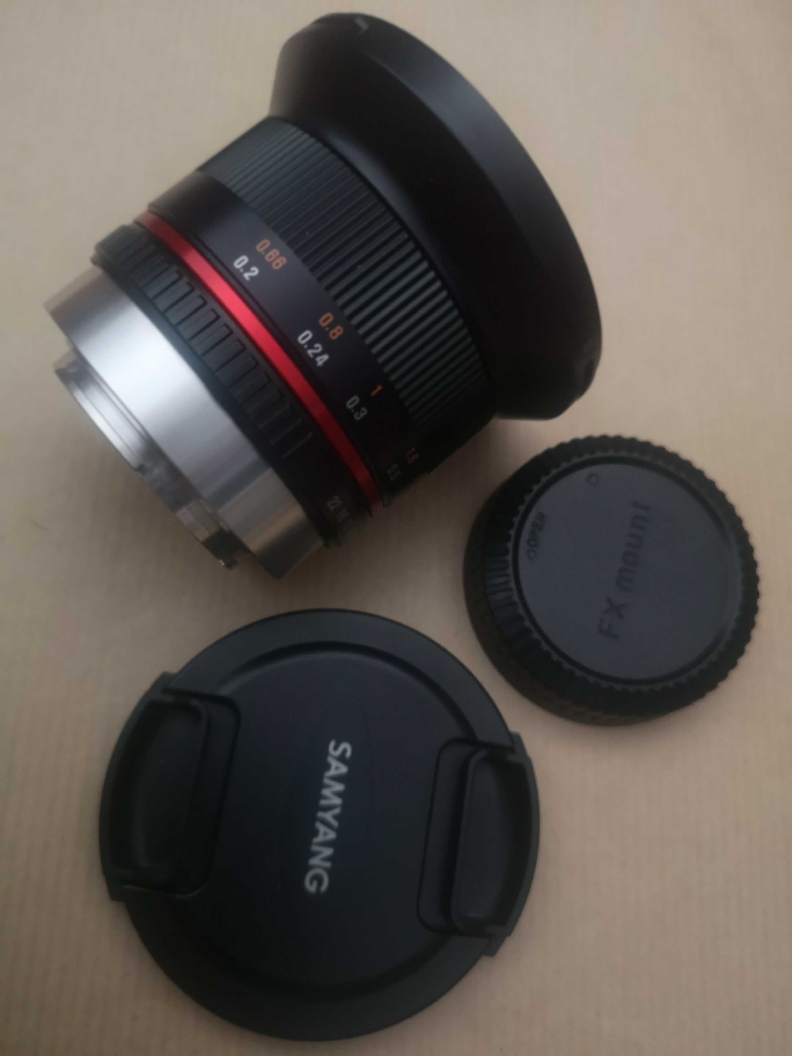 Samyang 12mm f/2 NCS CS - para Fujfilm / como nova